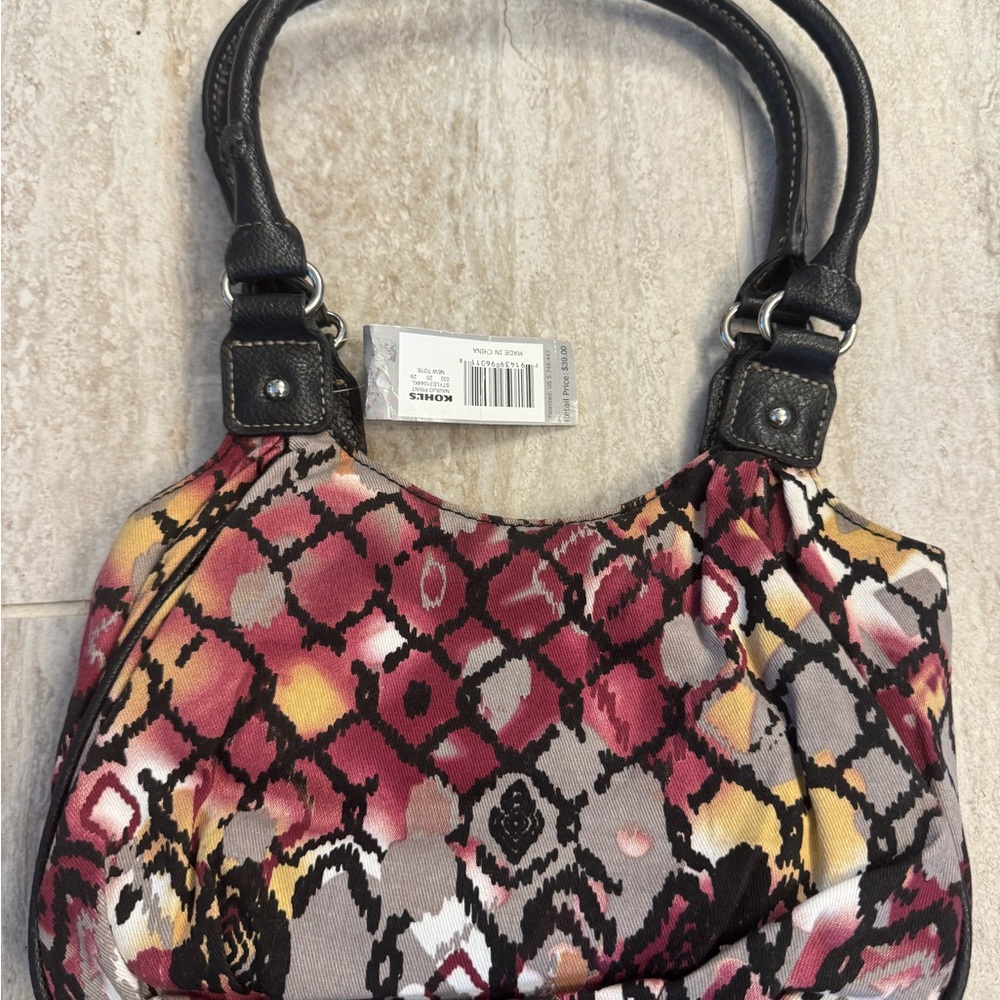 Rosetti Multicolor Patterned Shoulder Bag NWT - image 7